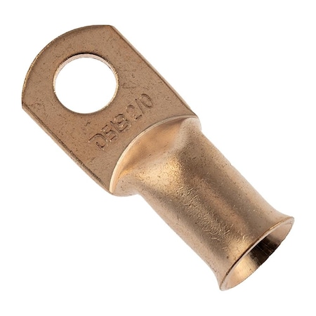 2/0-Ga Copper Ring Terminals Pack Of 10